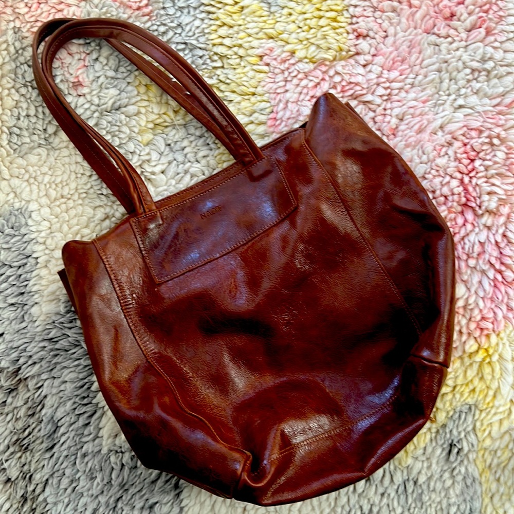 NWOT Naot brown leather tote
